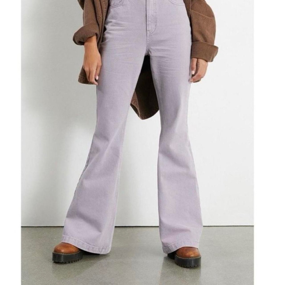 New with tags PacSun High Rise Flare Jeans in Dusty Lavender